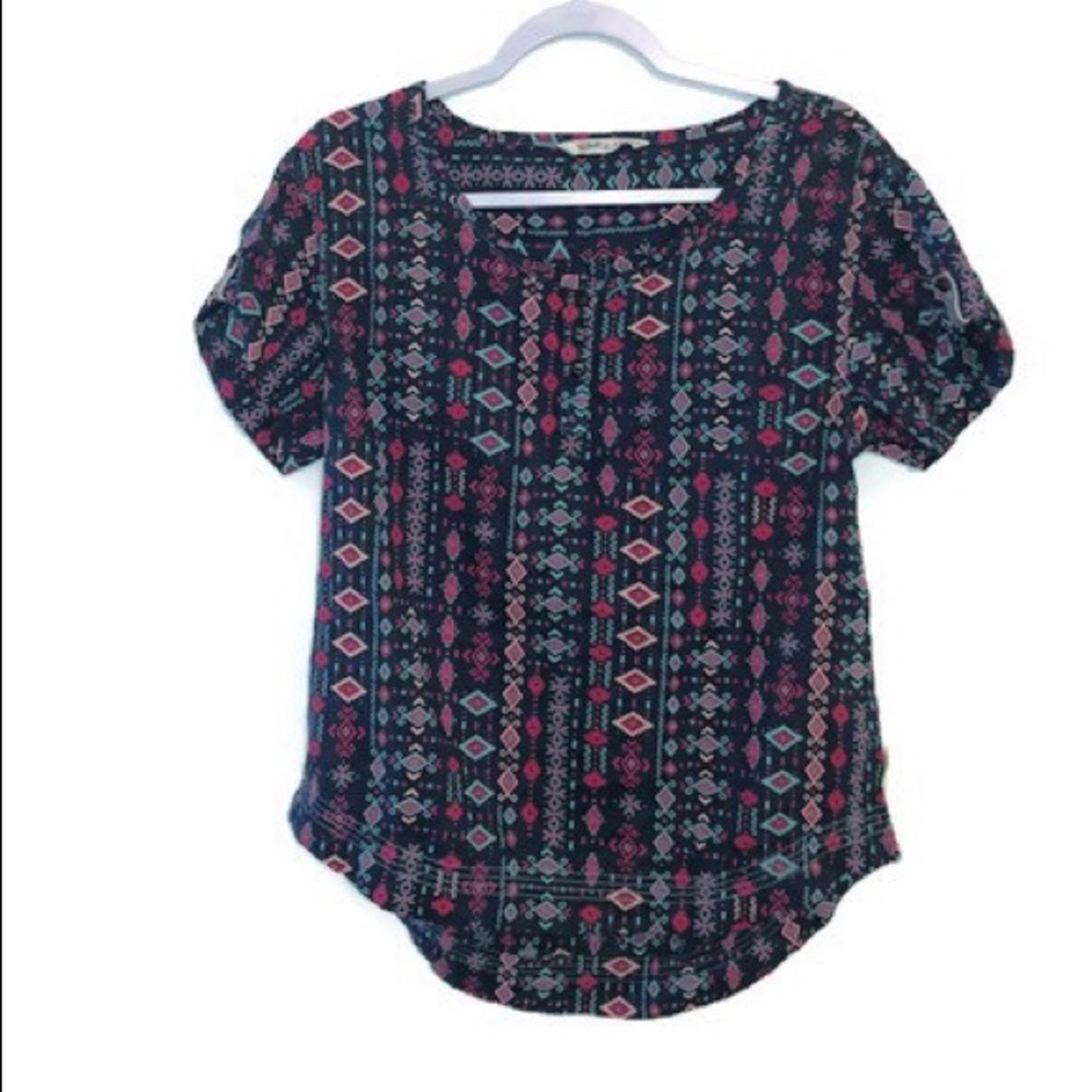 Women’s Woolrich HighLow Aztec Blouse